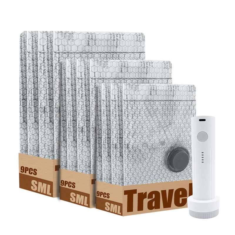 Vacuum Bags with Rechargeable air Pump