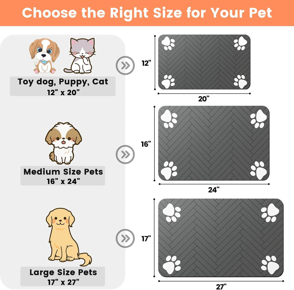 Stylish Absorbent Pet Feeding Mat