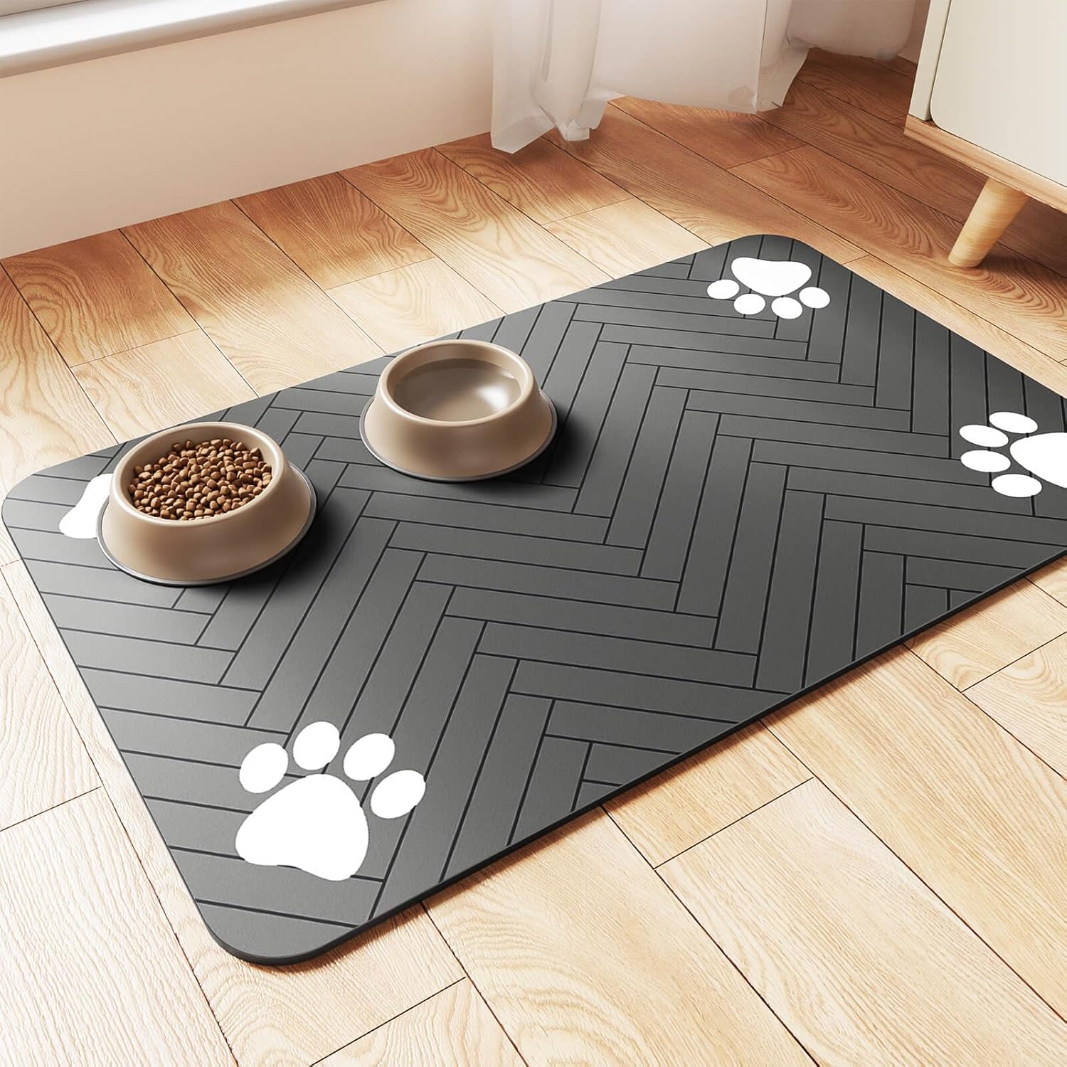 Stylish Absorbent Pet Feeding Mat