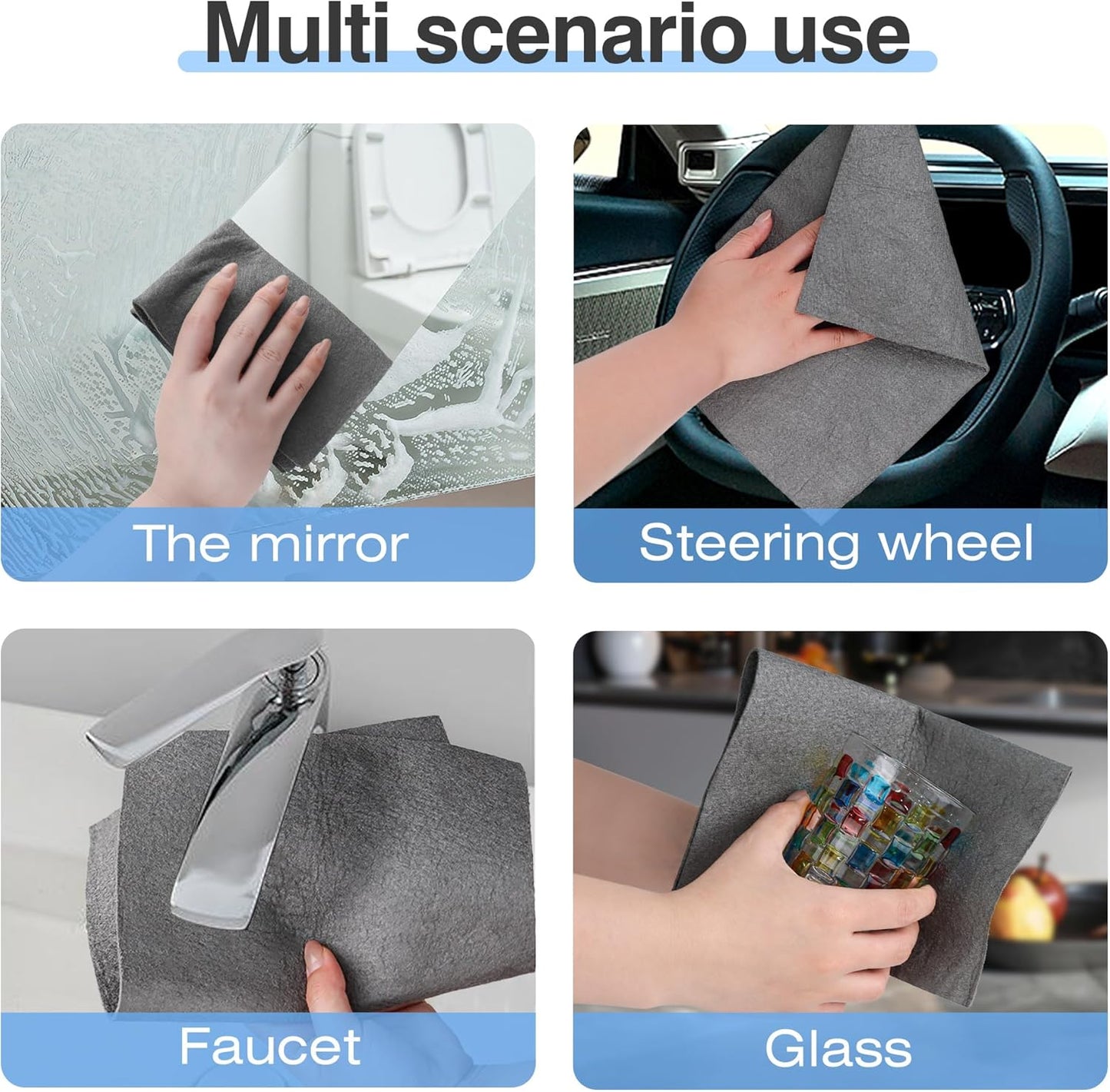 Thickened Magic Cleaning Cloths– 10 Pcs